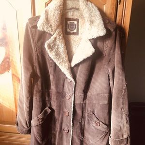 Ggiacca long coat, Brown/beige